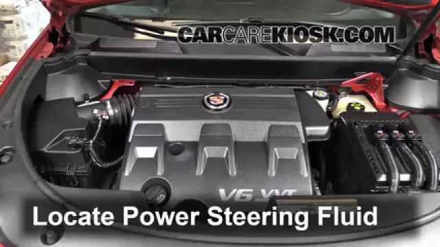 2011 Cadillac SRX 3.0L V6 Liquide de direction assistée Vérifier le niveau de liquide